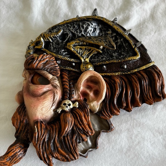 Lord of the Rings Gimli Dwarf Mask — Disguise ©2003 — Adult Latex —Vintage LOTR - Picture 3 of 4